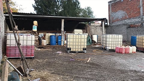 Había en el sitio 13 mil litros de combustible (Foto: Cortesía)