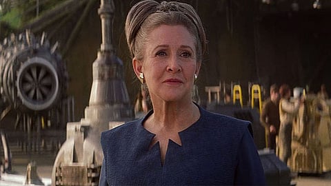 Carrie Fisher interpreta a la Generala Leia en Star Wars El Despertar de la Fuerza (Foto: Captura)
