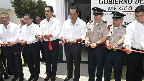Miranda estuvo de gira por La Piedad junto con el gobernador Silvano (Foto: Cortesía)