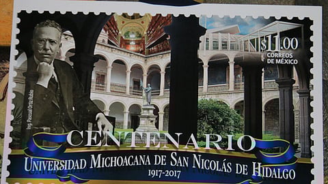 Está estampilla refleja lo que los nicolaitas recientemente hemos construido: Medardo Serna (Foto: ACG)