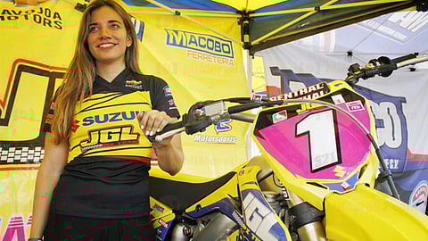 La piloto mexicana invitó a las mujeres que quieran hacerlo, se animen a practicar el motocross (Foto: Josimar Lara)