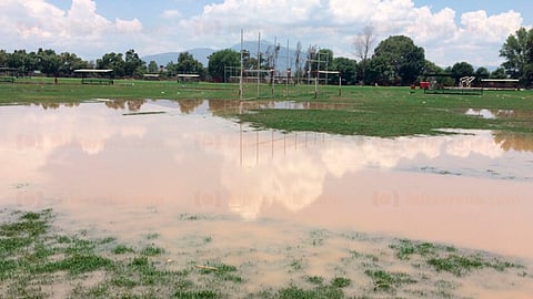 El 60 por ciento de las canchas amanecieran inundadas (Foto: Josimar Lara)