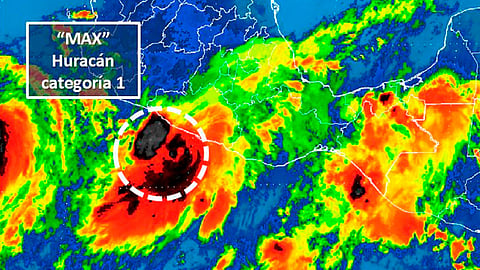 Se esperan tormentas en Michoacán, Guerrero y Oaxaca (Foto: Conagua)
