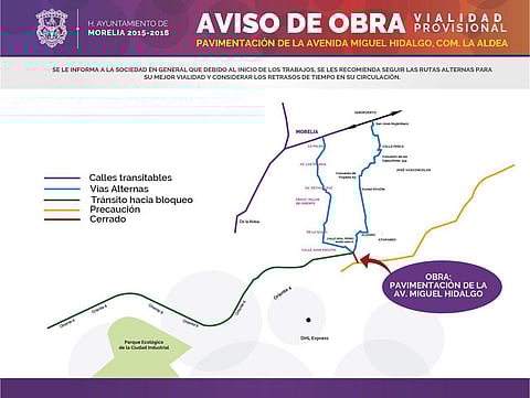 Están habilitadas vías alternas para facilitar el tránsito de vehículos (Foto cortesía)