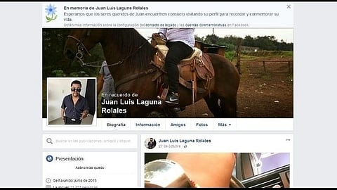 "Esperamos que los seres queridos de Juan encuentren consuelo visitando su perfil para recordar y conmemorar su vida", se lee en su perfil (Foto: Captura)