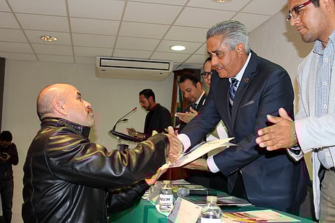 Fueron seis de la Licenciatura en Planeación y Evaluación Educativa; tres de Seguridad Pública, tres de Ingeniería en Desarrollo Agroindustrial, y uno de la Maestría en Competencias Pedagógicas para la Acción Educativa (Foto: Cortesía)