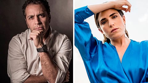 “No te has ido y ya te extraño”, le escribo Gustavo a Karla en uno de los textos, a lo que ella le respondió “yo más. ¡Qué bonito nuestro camino recorrido, Gus!” (Foto: @gusloza/@KarlaSouza7)