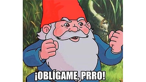 el meme del gnomo comenzó a popularizarse hace unos meses (Imagen: redes sociales)