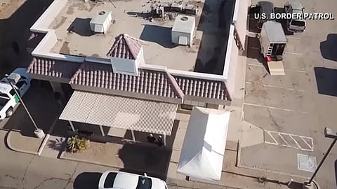 Durante este operativo, el Departamento de Policía de San Luis, Arizona, detuvieron a Iván “N” (Foto: captura de video)