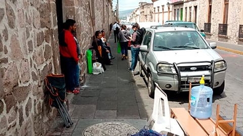 La toma se extendió a distintos hospitales del estado (Foto: Andrea Hernández)