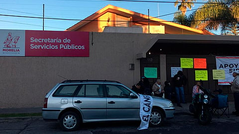 La Secretaría de Turismo de Morelia, las oficinas de la colonia Manantiales y la Secretaría de Servicios Públicos son algunos de los espacios que se mantienen en resguardo (Foto: Cortesía)