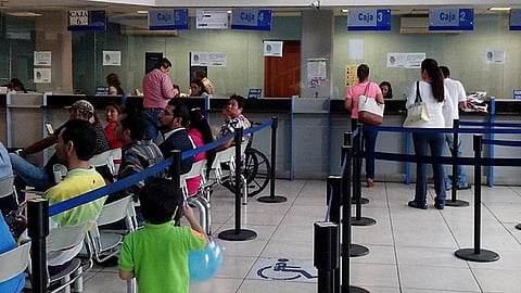 OOAPAS mantendrá activos los cinco módulos de pago y las tres oficinas con área de cajas y Atención al Público (Foto Twitter @LuluMonte1)