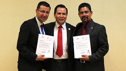 Los nuevos subdirectores agradecieron la confianza brindada y manifestaron que cumplirán con los compromisos y responsabilidades (Foto Cortesía)