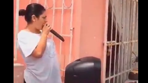 Vecina amenaza con golpiza si la denuncian por fiesta (Video)