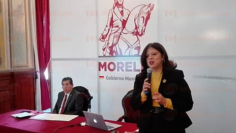 Esta mañana la funcionaria municipal presentó los pormenores de la Cuenta Pública al tercer trimestre del presente año (Foto: Sayra Casillas)