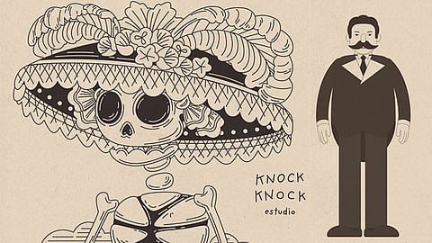 “Enamorado hasta los huesos” la historia de Posadas y la Catrina, en video