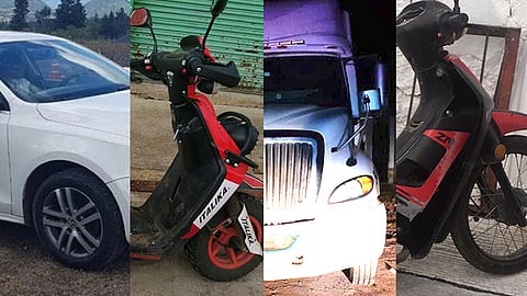 Los vehículos asegurados fueron puestos a disposición de la autoridad competente a fin de que se realicen las indagatorias respectivas (Foto Especial) 