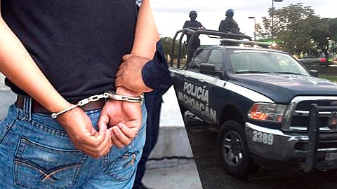 Los implicados y las unidades fueron puestos a disposición de la autoridad competente (Foto Cortesía) 