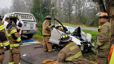 Se desconoce la identidad de los fallecidos (Foto: FB/Protección Civil y Bomberos Morelia)