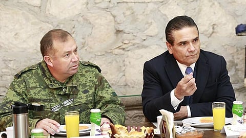 El mandatario revisó las acciones coordinadas entre los tres niveles de gobierno, que se llevan a cabo en las diferentes regiones del estado (Foto Cortesía)