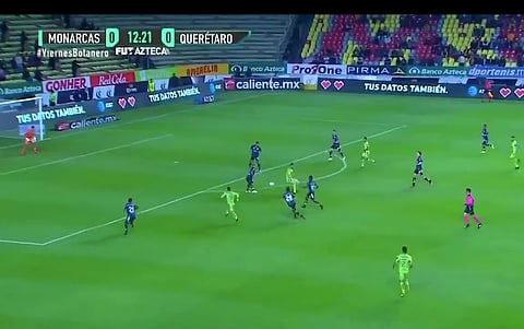 14 puntos son a los que llegó el conjunto michoacano en el presente campeonato
(Foto: captura TW/@FuerzaMonarca)