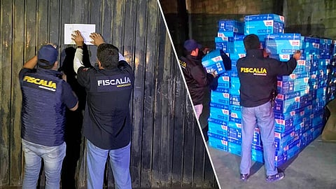 En menos de 24 horas, se recuperó papelería que había sido robada en la Morelia-Salamanca (Foto Cortesía) 