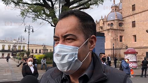 AMLO siempre es bien recibido a Michoacán, dijo el secretario (Foto: Cynthia Arroyo)