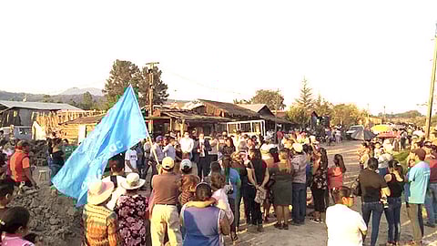 Gaytán Reyes agradeció la presencia de las autoridades recalcando que la unión y la lucha por lo que les corresponde por ley es algo que se tiene que hacer (Foto Cortesía)