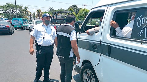 Este fin de semana se realizó un operativo para vigilar que en las unidades se mantengan las medidas sanitarias, refirió la jefa regional, Silvia Estrada Esquivel (Foto Cortesía) 