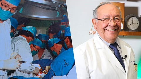 El doctor Rubén Argüero señaló que ser médico es motivo de orgullo, ya que ésta es una profesión que da la oportunidad de ser útil a quien más lo necesita (Foto Cortesía) 