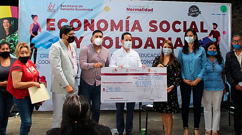 En esta tercera entrega se dispersaron más de 4 millones de pesos en créditos (Foto: Cortesía)