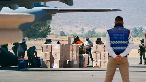 Llegaron 37 mil 250 dosis de la vacuna contra Covid-19 de AstraZeneca (Foto: Cortesía)