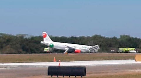 Los hechos pasaron a las 13:40 horas en la aeronave con matrícula XA-VAZ (Foto Facebook: SkyStore México)