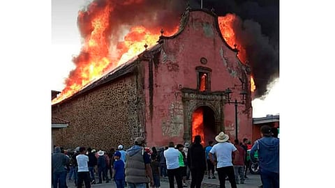 Es considerada como la "Catedral del Arte Novohispano Purépecha" (Foto: FB/Jaime Equihua)