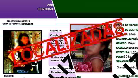 En la Fiscalía, la madre manifestó que su ausencia fue por motivos personales, por lo que se dio por terminada la investigación (Foto Especial) 