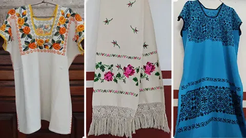 Buscan comercializar al menos 1100 piezas textiles en el primer año, logrando que las artesanas purépechas tengan ingresos constantes y pagos justos por sus productos (Foto Cortesía)