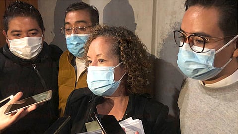 La madre y hermano de Jessica estuvieron presentes en la audiencia (Foto: Marco Santoyo)