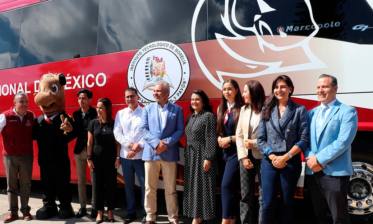 Entregan nuevo autobús al Instituto Tecnológico de Morelia Garantizando seguridad y desarrollo