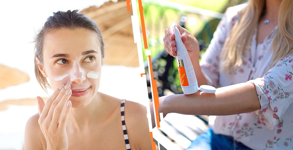 Uso Correcto De Bloqueador Solar Para Prevenir Cáncer De Piel