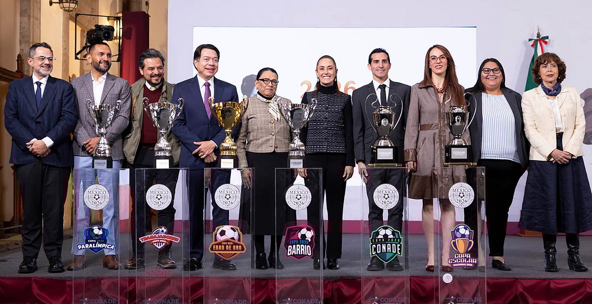 Sheinbaum lanza 74 torneos rumbo al Mundial 2026 para niños, jóvenes y  adultos