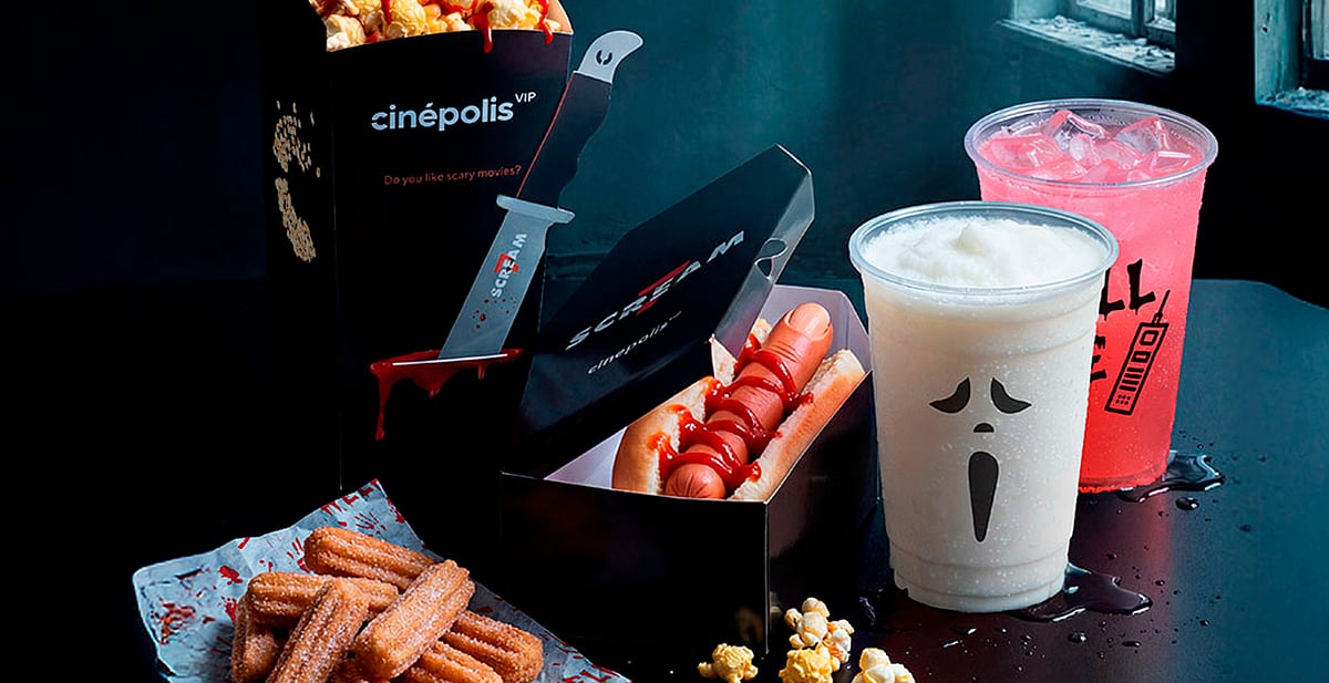 Cinépolis tendrá menú temático para ver Scream 7