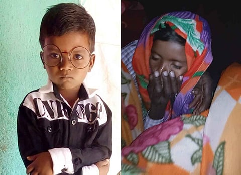 In a shocking development, a tribal couple rode around 40 kms on a motorcycle -- with the wife carrying their dead minor son's body -- to their village, officials said on Thursday. Photo: @ians_india