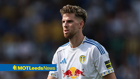 Anton Stach in action for Leeds United against Wolves at Molineux in September 2025. 