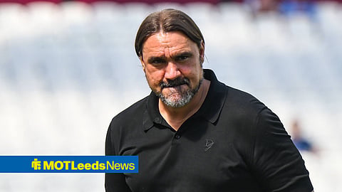 Daniel Farke looking on as Leeds United manager
