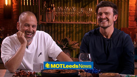 Joe Cole and Harry Maguire laughing on The Rest is Football
