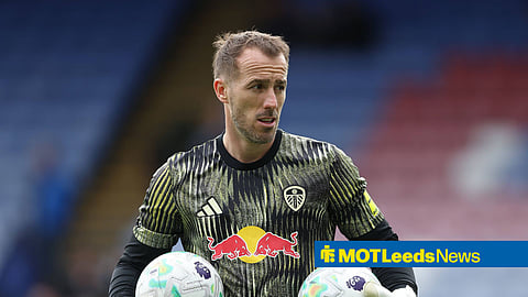 Alex Cairns in Leeds United gear.