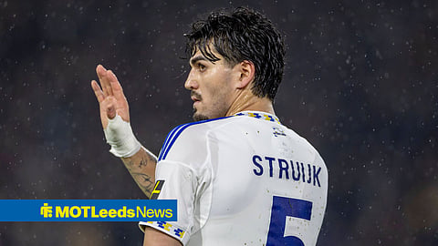 Pascal Struijk in action for Leeds United