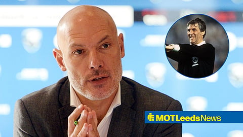 Keith Hackett reacts as Leeds share official referee announcement on their club website