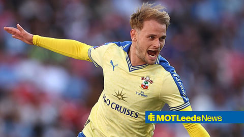Leo Scienza celebrating for Southampton