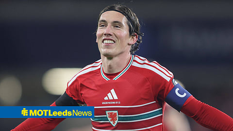 Harry Wilson celebrating a goal for Wales